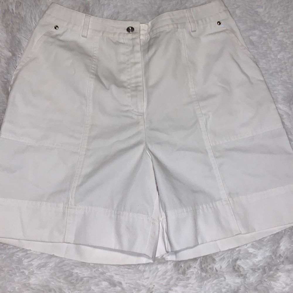 Vintage‎ Studio Works White Bermuda Shorts 10P